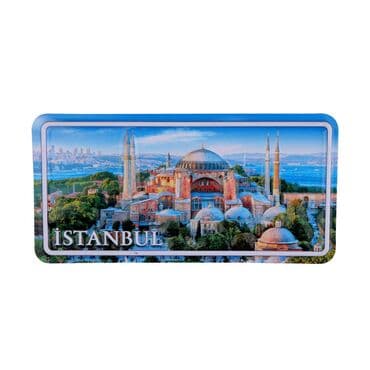 Istanbul Themed Embossed Pvc Oppression Fridge Magnet - 5