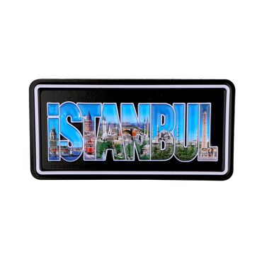 Istanbul Themed Embossed Pvc Oppression Fridge Magnet - 2