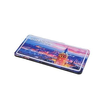 Istanbul Themed Embossed Pvc Oppression Fridge Magnet - 13