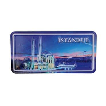 Istanbul Themed Embossed Pvc Oppression Fridge Magnet - 7