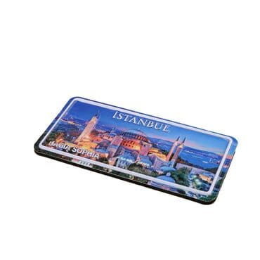 Istanbul Themed Embossed Pvc Oppression Fridge Magnet - 12