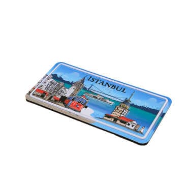 Istanbul Themed Embossed Pvc Oppression Fridge Magnet - 16