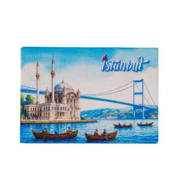 İstanbul Temalı Kanvas Şövale Tablo 70x100 mm - 8