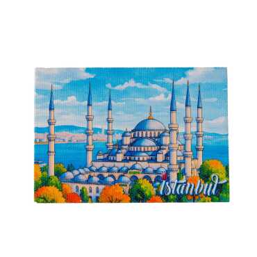 İstanbul Temalı Kanvas Şövale Tablo 70x100 mm - 8