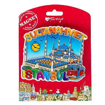 İstanbul Temalı Kartonetli Uv Polyester Magnet - 4