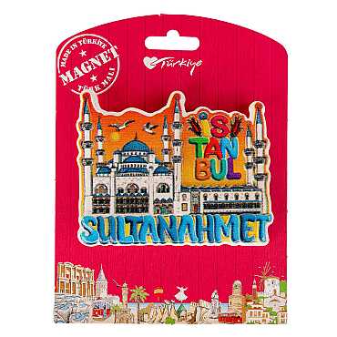 İstanbul Temalı Kartonetli Uv Polyester Magnet - 6