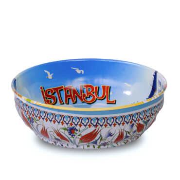 İstanbul Themed Metal Bowl 115 mm - 6