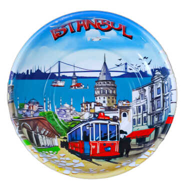 İstanbul Themed Metal Bowl 115 mm - 5