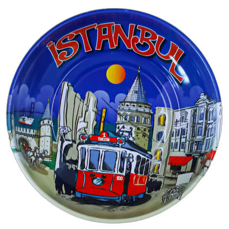 İstanbul Temalı Metal Kase 75 mm - 3