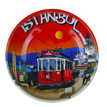 İstanbul Temalı Metal Kase 75 mm - 5