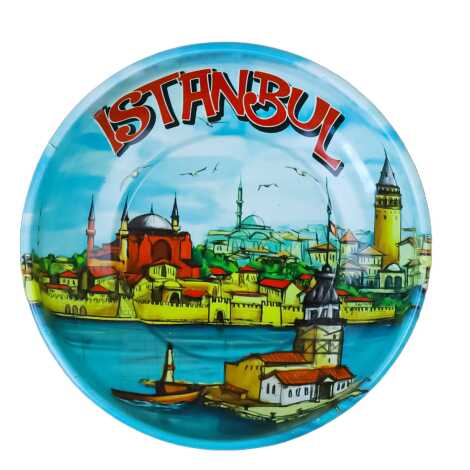 İstanbul Temalı Metal Kase 75 mm - 6