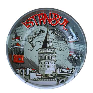 İstanbul Temalı Metal Kase 75 mm - 7