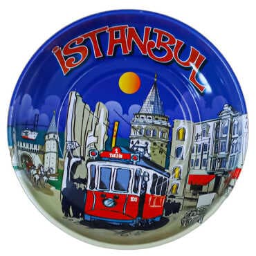 İstanbul Temalı Metal Kase 75 mm - 3