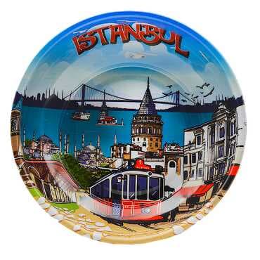 Istanbul Themed Metal Bowl 95 mm - 2