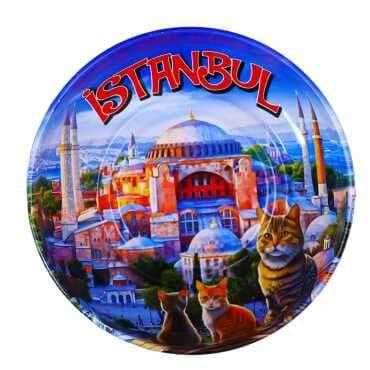Istanbul Themed Metal Bowl 95 mm - 3