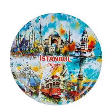 Istanbul Themed Metal Trivet