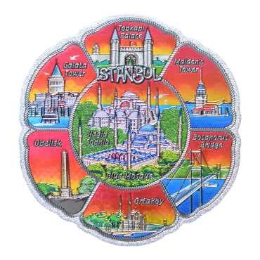 İstanbul Temalı Metalize Magnet 70Mm
