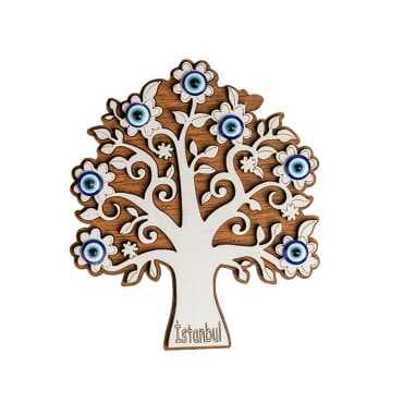 Istanbul Themed Myros Wooden Refrigerator Magnet