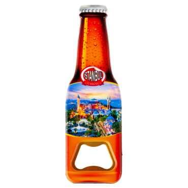 Toptan İstanbul Temalı Myros Uv Bira Şi̇şesi Açacak