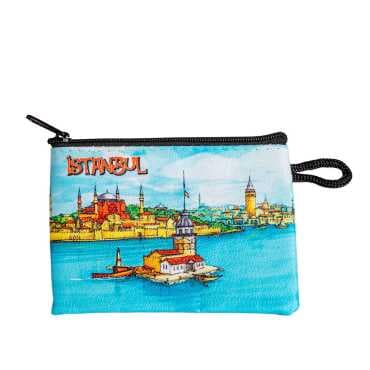 İstanbul Temalı Myros Cüzdan 113x80x8 mm