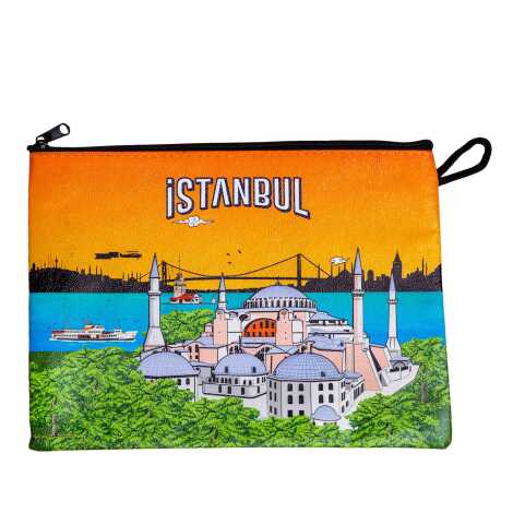 İstanbul Temalı Myros Cüzdan 215x155x8 mm - 1