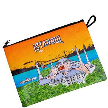 İstanbul Themed Myros Wallet 215x155x8 mm - 6