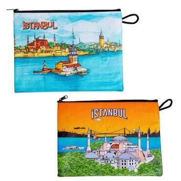 İstanbul Themed Myros Wallet 215x155x8 mm - 2