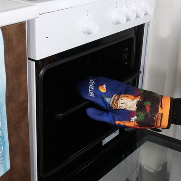 Istanbul Themed Customised Digital Printed Kitchen Glove 300x150 mm - 3