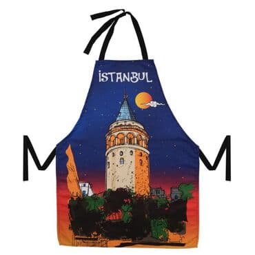 Istanbul Themed Customised Digital Printed Apron 600x800 mm - 5