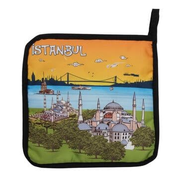 Istanbul Themed Customised Digital Printed Pot Holder 200x200 mm - 7