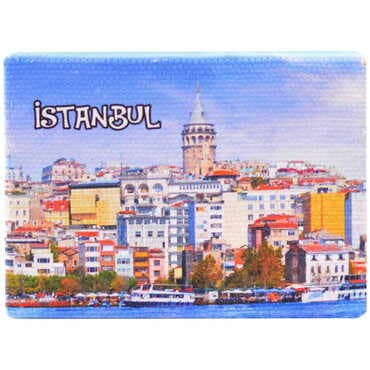 Toptan İstanbul Temalı Myros Kanvas Magnet 50x70 mm - 13