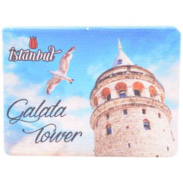 Toptan İstanbul Temalı Myros Kanvas Magnet 50x70 mm - 17