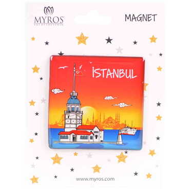 Toptan İstanbul Temalı Myros Kartonetli Magnet - 3