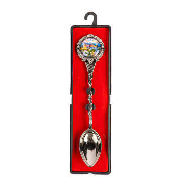 Istanbul Themed Collectible Souvenir Metal Tea Spon With Giftbox 25x130 mm - Standart - 5