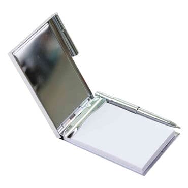 Istanbul Themed Metal Pocket Size Notebook With Pen 86x66x8 mm - Standart - 2