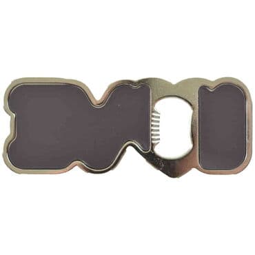 Istanbul Themed Love Letter Shaped Metal Magnetic Opener 114x47 mm - Standart - 2