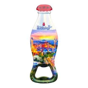 Toptan İstanbul Temalı Myros Uv Şi̇şe Açacak 42*120 Mm  - 9