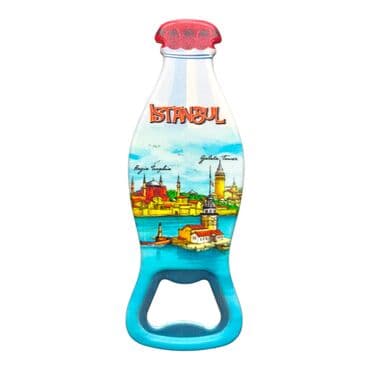 Toptan İstanbul Temalı Myros Uv Şi̇şe Açacak 42*120 Mm  - 12