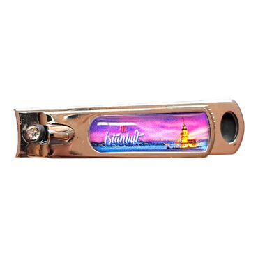 Istanbul Themed Customised Metal Epoxy Nail Clipper 56x13x13 mm - 8