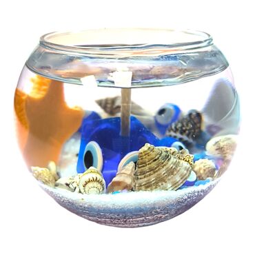 Istanbul Themed Medium Round Glass Gel Candle - Standart - 3