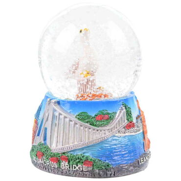 Toptan İstanbul Temalı Polyester Kar Küresi 65 mm - 2