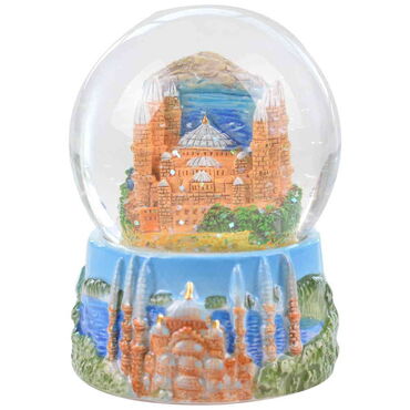 Toptan İstanbul Temalı Polyester Kar Küresi 65 mm - 6