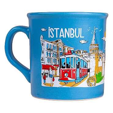 İstanbul Temalı Renkli Serigrafi Kupa - 3