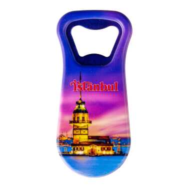Toptan İstanbul Temalı Uv Baskılı Açacak Magnet 95x43 mm - 14