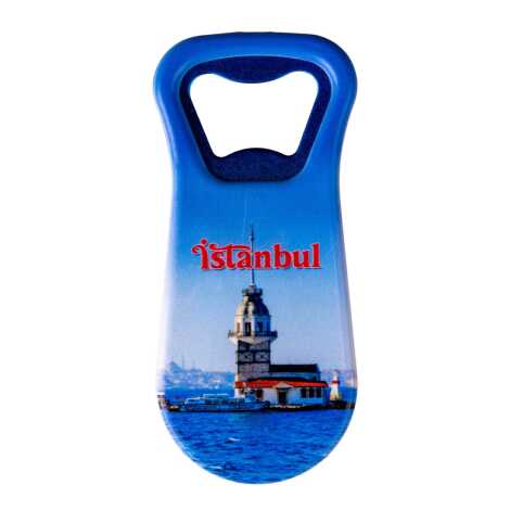 Toptan İstanbul Temalı Uv Baskılı Açacak Magnet 95x43 mm - 18