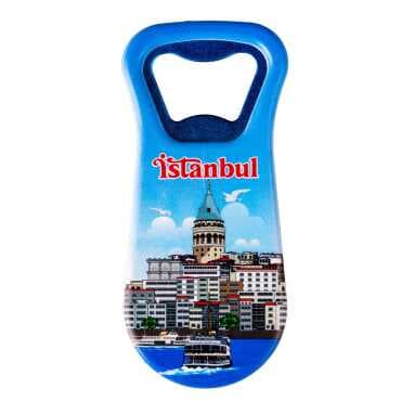 Toptan İstanbul Temalı Uv Baskılı Açacak Magnet 95x43 mm - 29