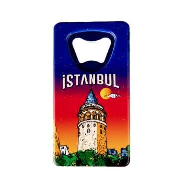 Istanbul Themed Uv Printed Rectangle Bottle Opener - 7