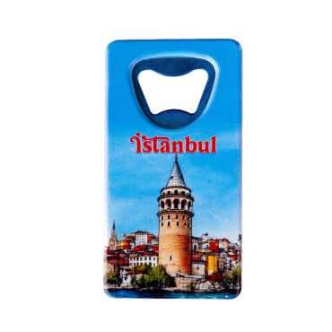 Istanbul Themed Uv Printed Rectangle Bottle Opener - 16