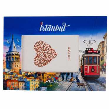 İstanbul Temalı Uv Baskılı Fotoğraf Çerçevesi 10x15 cm - Myros