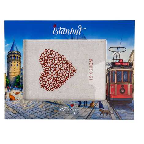 İstanbul Temalı Uv Baskılı Fotoğraf Çerçevesi 15x20 cm - 3